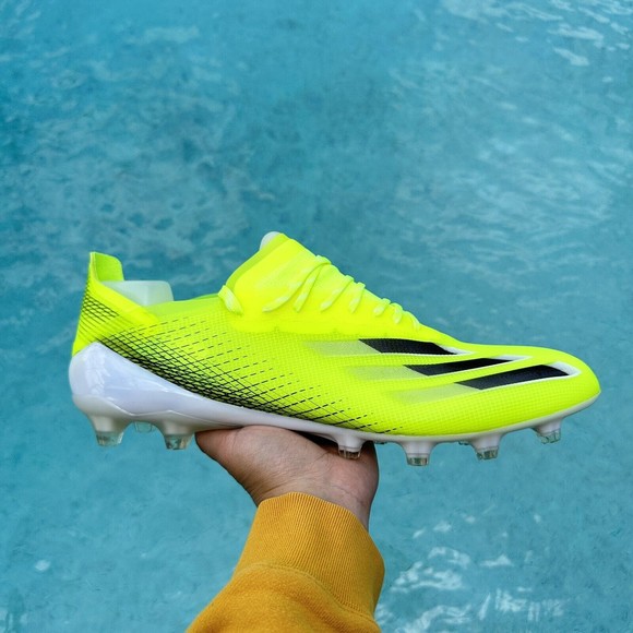 MEN\'S Adidas X Ghosted.1 AG Solar Yellow Soccer Cleats Shoes FY0957 main image 12